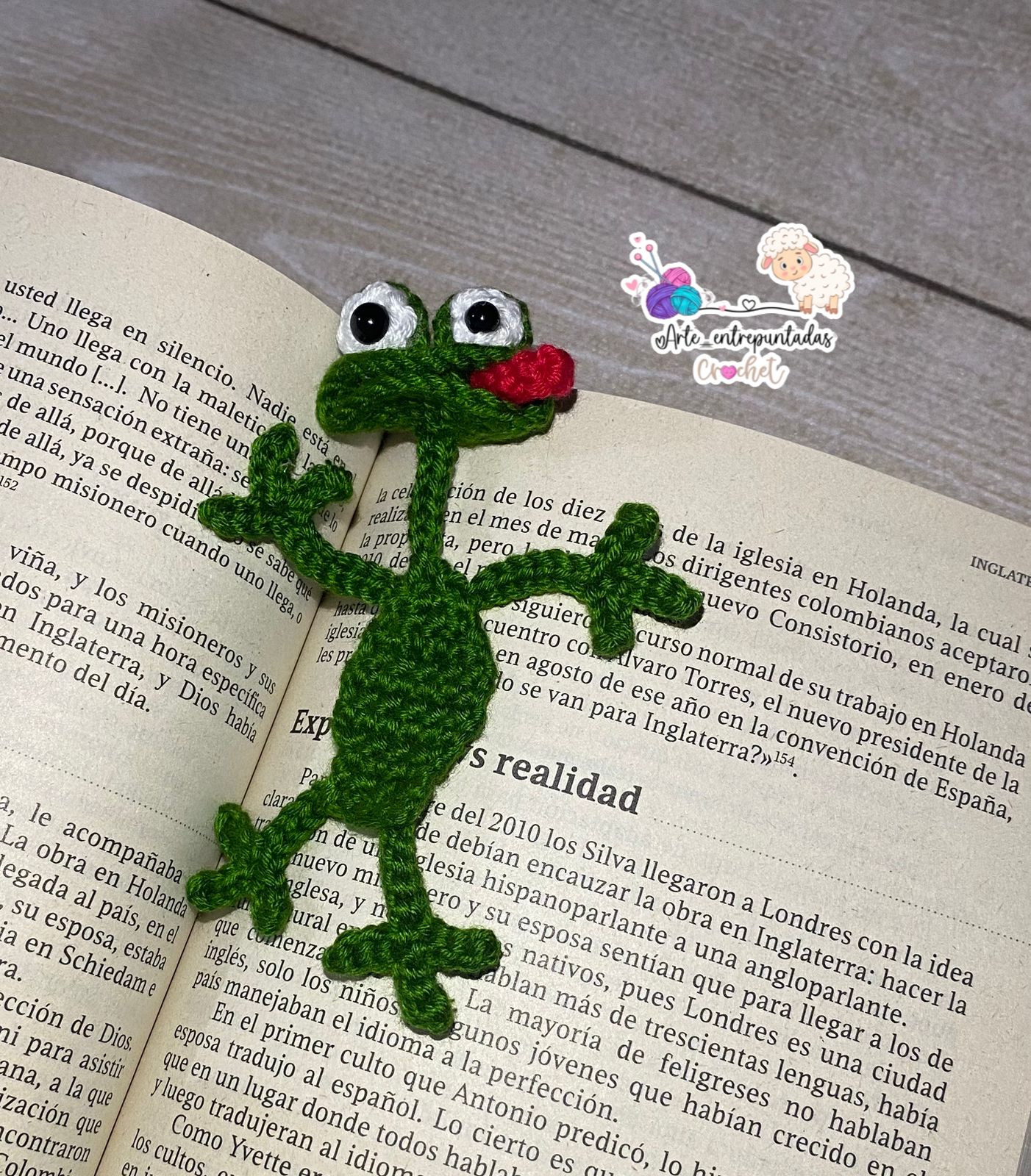 Separador de Libros Ranita